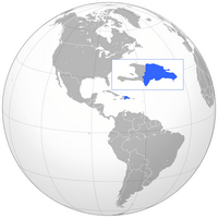 carte localisation République Dominicaine