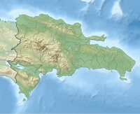 carte relief rivière République Dominicaine