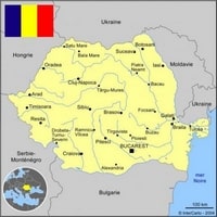 Carte Roumanie villes