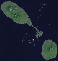 Image photo satellite Saint-Christophe-et-Niévès