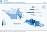 carte Samoa répartition population