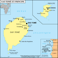 Carte Sao Tomé et Principe