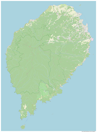 Grande carte Sao Tomé route