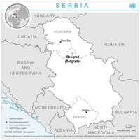 carte Serbie simple
