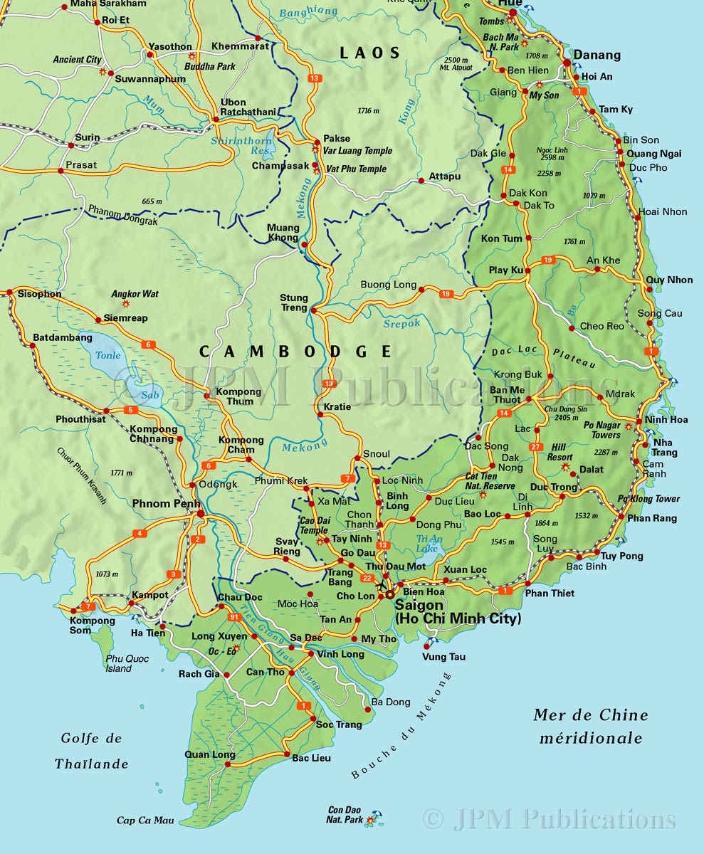 Cartes Villes Vietnam Cartes Villes Vietnam