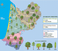 carte Aquitaine densité de population des communes