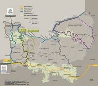 carte Haute-Normandie pistes cyclables pour les vélos