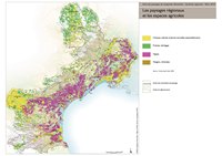 carte Languedoc-Roussillon type de culture agricole