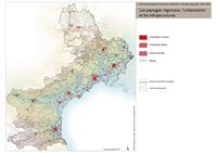 carte Languedoc-Roussillon zones urbanisation