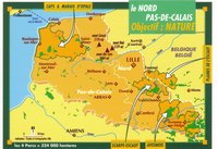 carte Nord-Pas-de-Calais parcs naturels