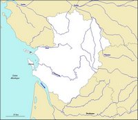 carte Poitou-Charentes blanche rivières
