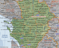 carte Poitou-Charentes villes