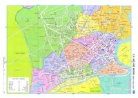 carte Hô-Chi-Minh Ville rues aéroport