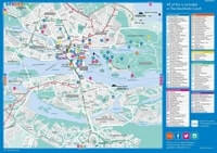 Carte touristique Stockholm touriste
