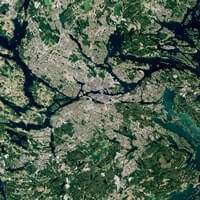 image satellite Stockholm
