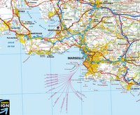 Carte de Marseille alentours