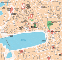 Plan du Vieux-port de Marseille
