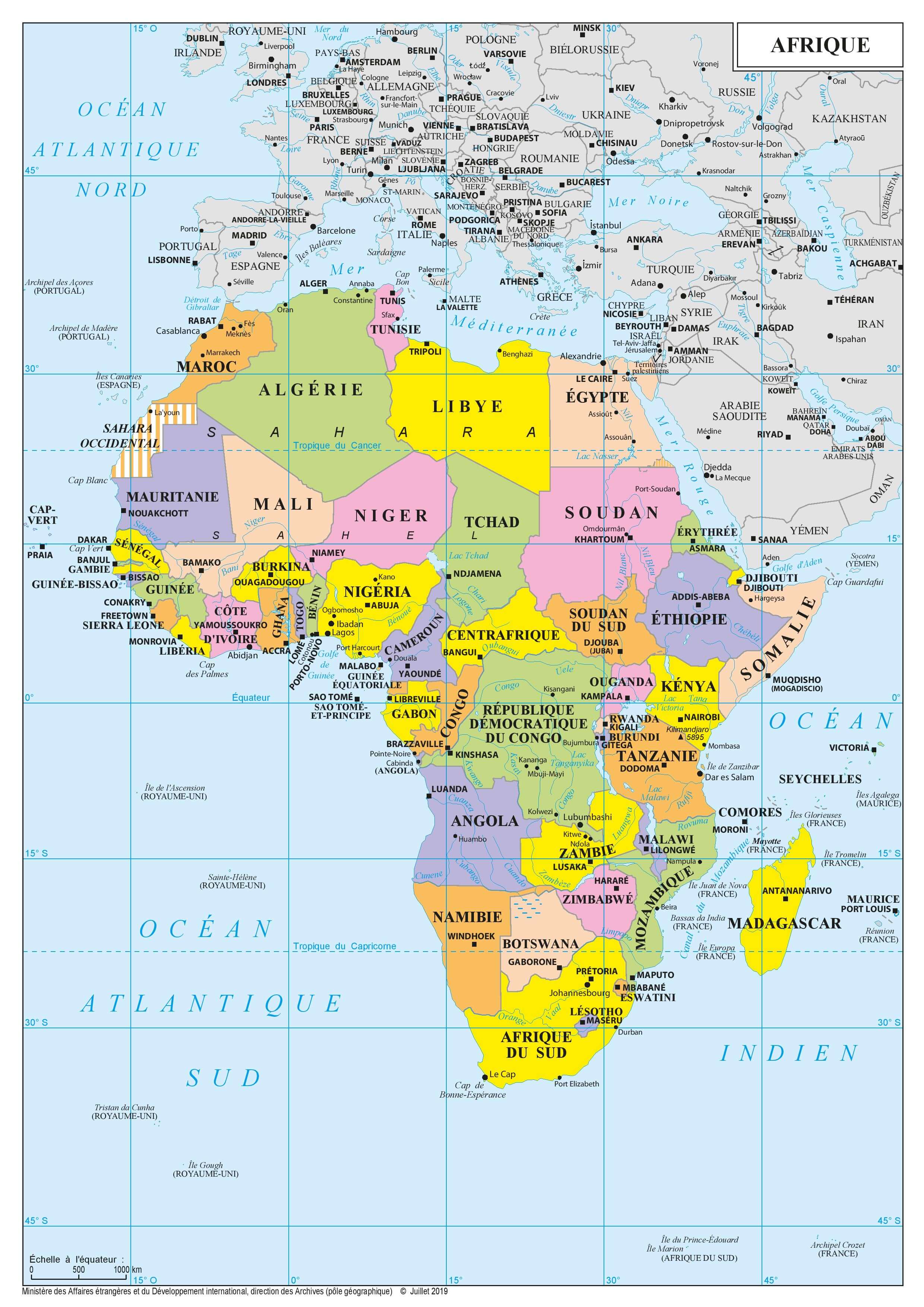 Carte De L afrique Avec Les Pays 21 416 Carte Afrique High Res Carte De L afrique Avec Les Pays 21 416 Carte Afrique High Res