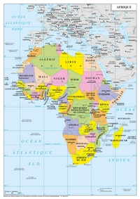 carte Afrique