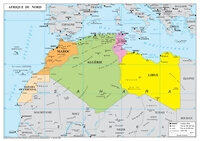 Carte Maghreb