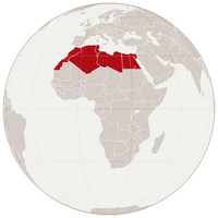 Carte localisation Maghreb Afrique