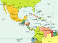 Carte Amérique centrale