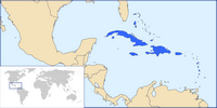 Carte localisation Antilles