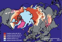 Carte Arctique banquise