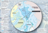 Carte Arctique pays zone