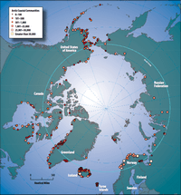 Carte population Arctique