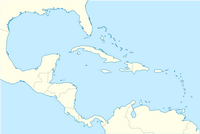 Carte Caraïbes vierge