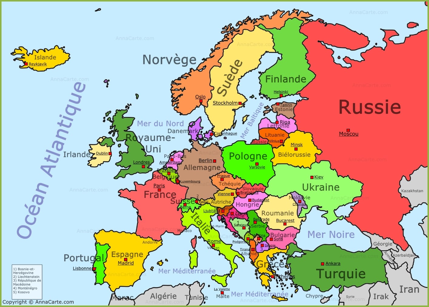 Carte De L Europe Avec Les Climats Page 8 Carte De L Europe Avec Les Climats Page 8