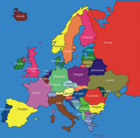 Carte Europe