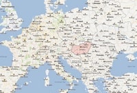 Cartographie européenne avec les grandes villes