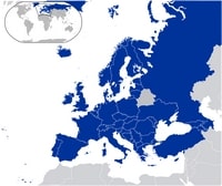 carte Europe pays membres du Conseil de l'Europe