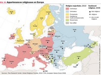 carte Europe religion majoritaire pays religieux