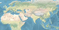 Carte Eurasie relief