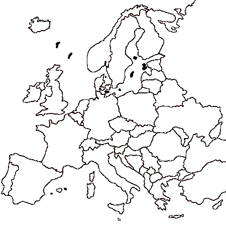 Carte d'Europe vierge PDF à imprimer - 2 modèles format A4