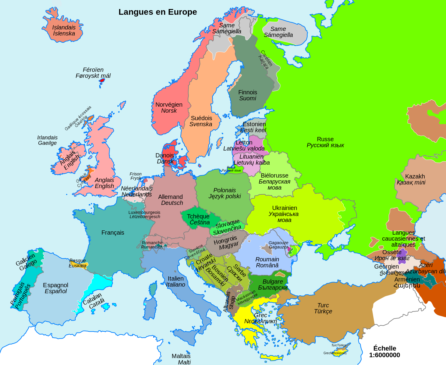 europe carte - Image