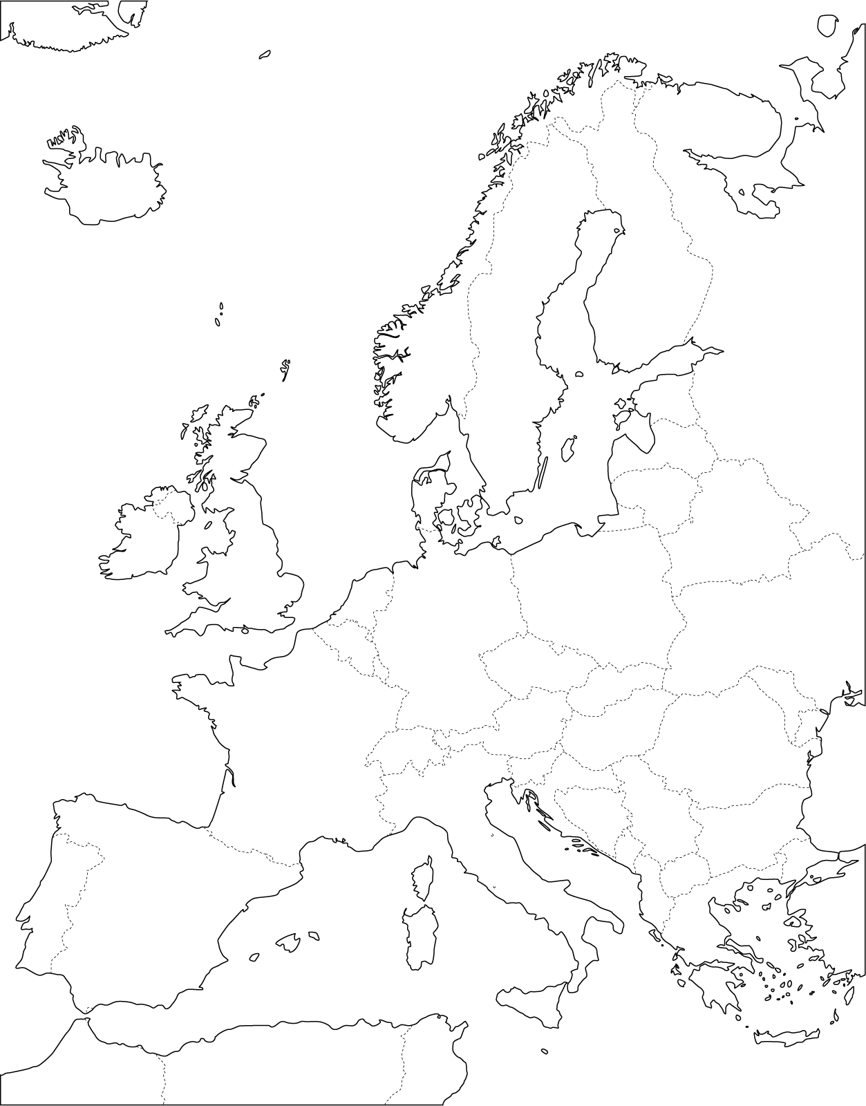 Cartograffr Les Cartes Des Continents Leurope