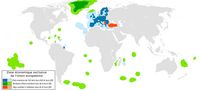 carte Europe Zone Économique Exclusive ZÉE