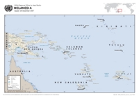 grande carte Mélanésie