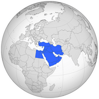 Carte localisation Moyen Orient