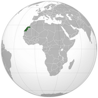 Carte Sahara occidental localisation