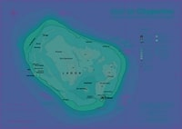 Carte Clipperton île de La Passion distances kilomètre