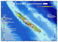Carte géologique de la Nouvelle-Calédonie