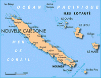 carte Nouvelle-Calédonie ville