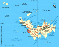 Carte de Saint-Barthélemy