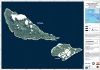 Carte satellite de Wallis-et-Futuna avec les routes