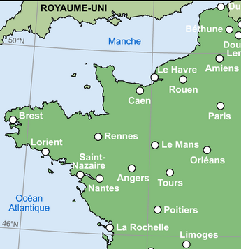 carte france ville